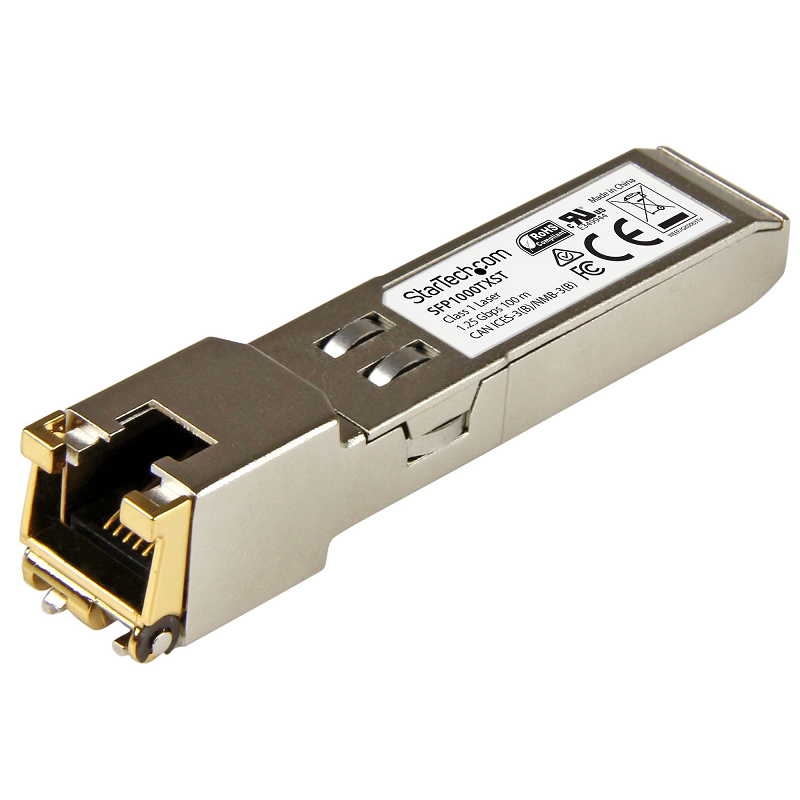 StarTech MSA Uncoded SFP to RJ45 Cat6/Cat5e Transceivers